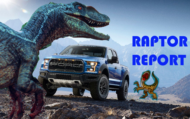 RAPTOR REPORT Need a Raptor? Buy a Used One!