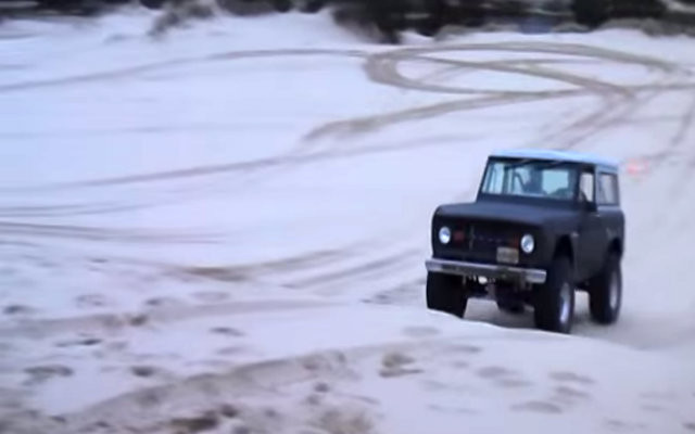 HUMP DAY JUMP Early Ford Bronco Jumps Big and Shames a Jeep
