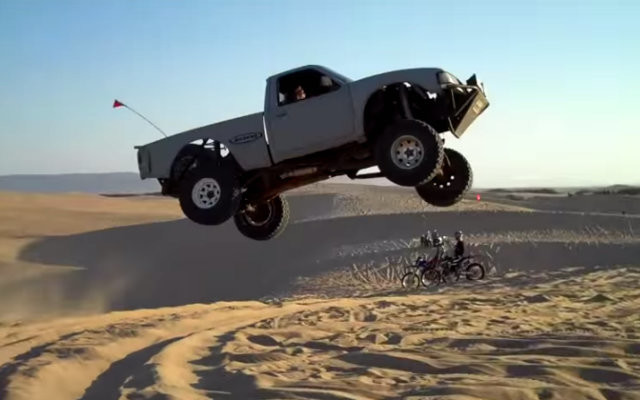 HUMP DAY JUMP Ford Ranger Jumps Big at the Dunes