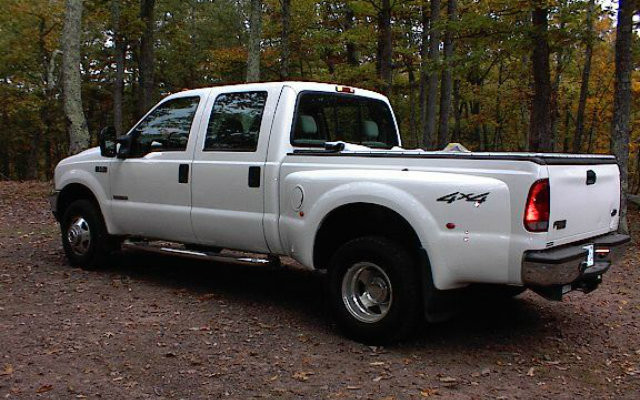 TRUCK YOU! A White 2004 Ford F-350 Dually