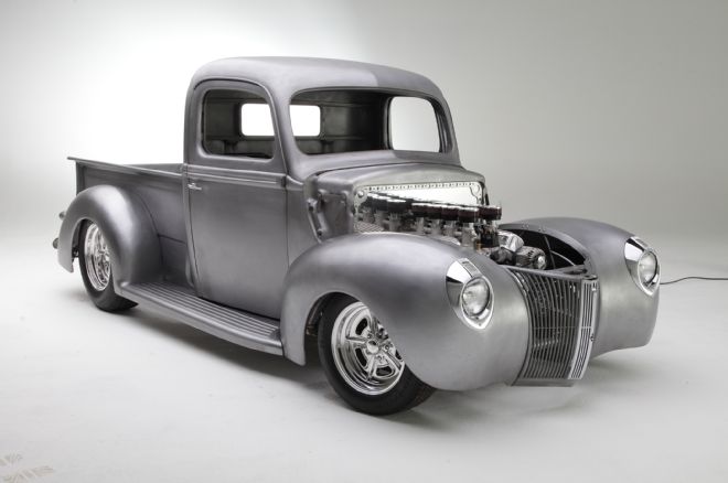 A Gorgeous Bare Metal 1941 Ford Hot-Rod with a 351 V8