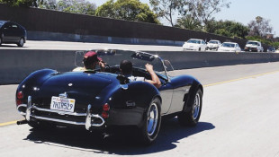 Lewis Hamilton Storms Los Angeles with Original Cobra