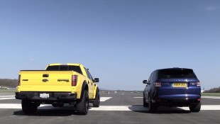 Who Wins? Hennessey’s F-150 Velociraptor vs. Range Rover SVR