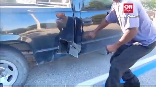 TRUCKED UP Hero Cuts Open His Own Truck to Rescue Cat