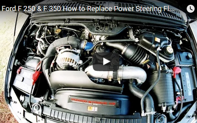 Ford F-250 & F-350 How To: Replace Your Power Steering Fluid