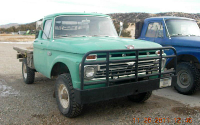 TRUCK YOU! A 1966 Ford F-250 and a 1990 Ford F-350
