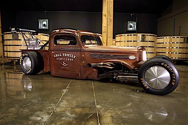 Awesome NASCAR-Powered Ford Rat Rod Land Speed Truck