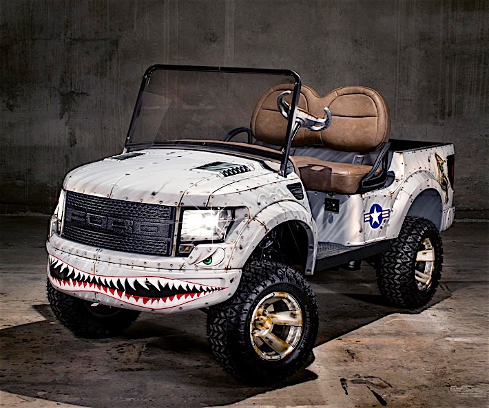 This Badass $150,000 Raptor Golf Cart’s Proceeds Go To Charity