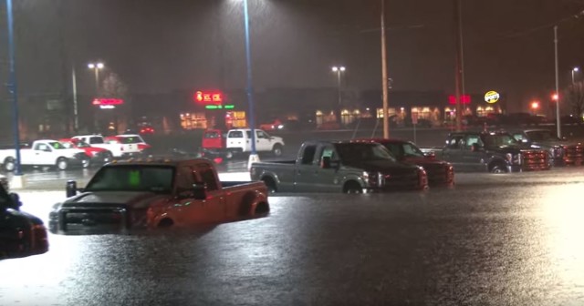 Ford Dealership Deals with Epic Flooding