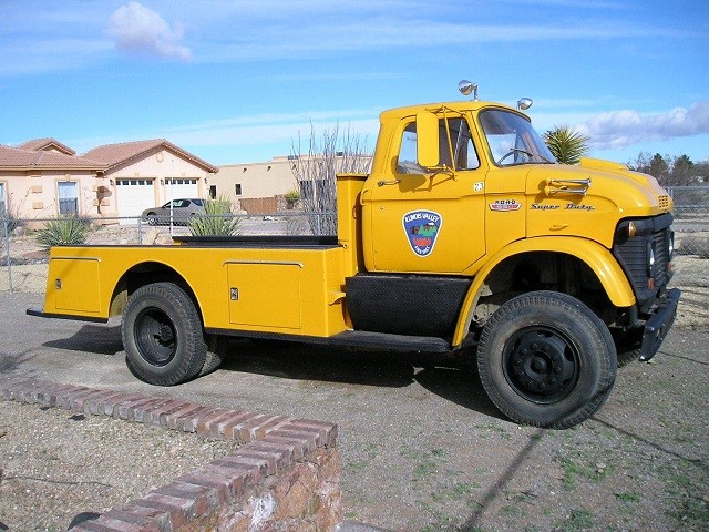 Believe It or Not, This Yellow 1964 Ford N850 Used to Be a Fire Truck