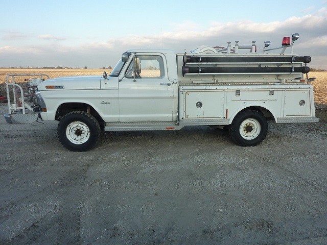 It May Not Be Red, But This 1971 Ford F-250 is a Fire Truck
