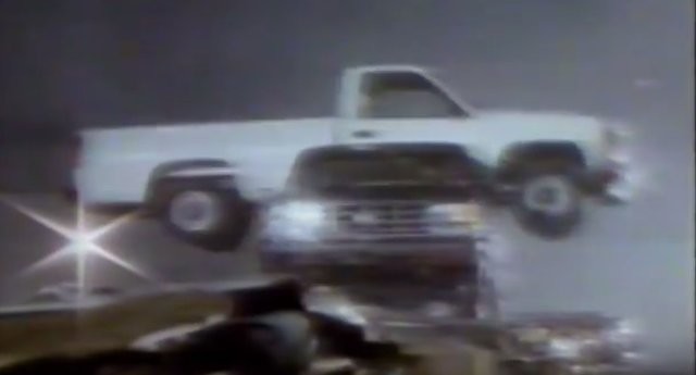 Ford Truck Carries a Chevy Across Bigfoot’s Cars