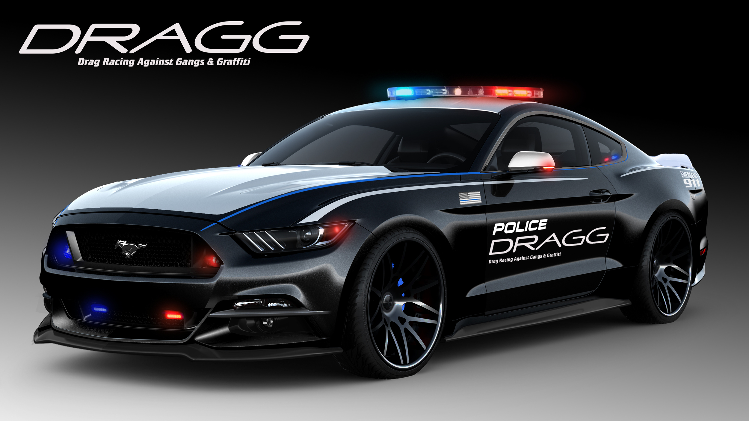 370-сильный маслкар Ford Mustang превратили в полицейский ...