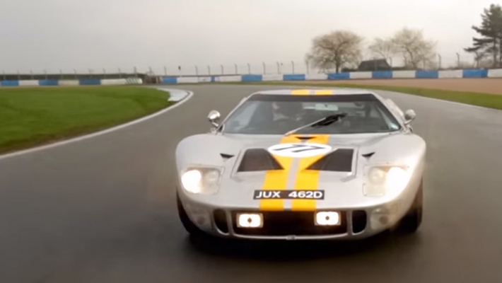 1965 Ford GT40 Gets Loose in England