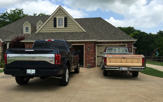 TRUCK YOU! A 2015 Ford F-150 Platinum and a 1981 F-150 Ranger XLT