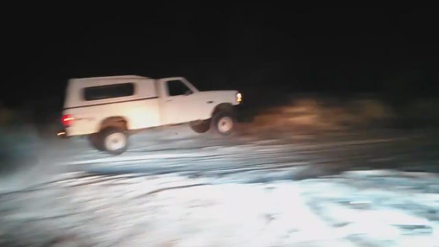 HUMP DAY JUMP! Ford F-250 Jumps in the Snow