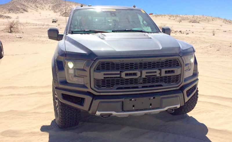 Pack of 2017 Ford F-150 Raptors Caught Desert Testing
