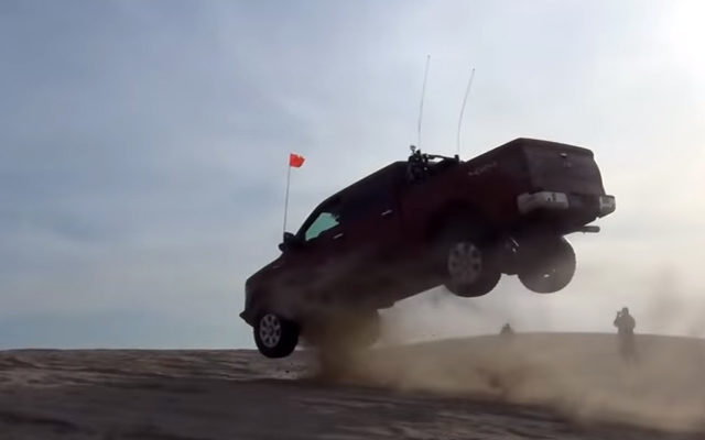 HUMP DAY JUMP! Ford F-150 Nose Dives at the Dunes