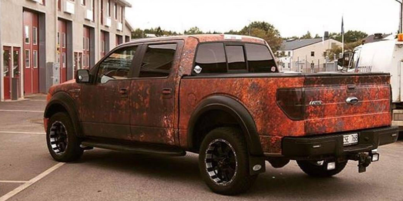 Pretty in Patina: 12th-Gen Ford F-150 Wrapped in Rust