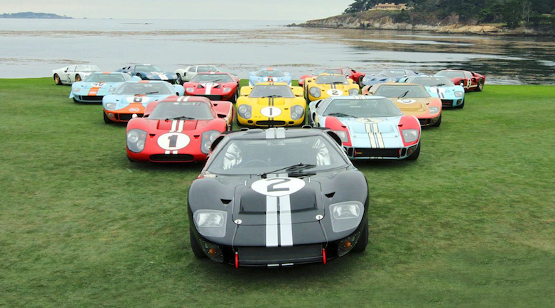 Edsel & Henry Ford III on the 50th Anniversary Ford GT40 Reunion at Pebble Beach