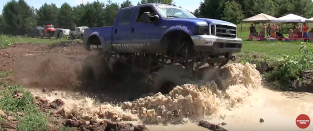 Watch This Monster Ford F-150 Eat Serious Mud!