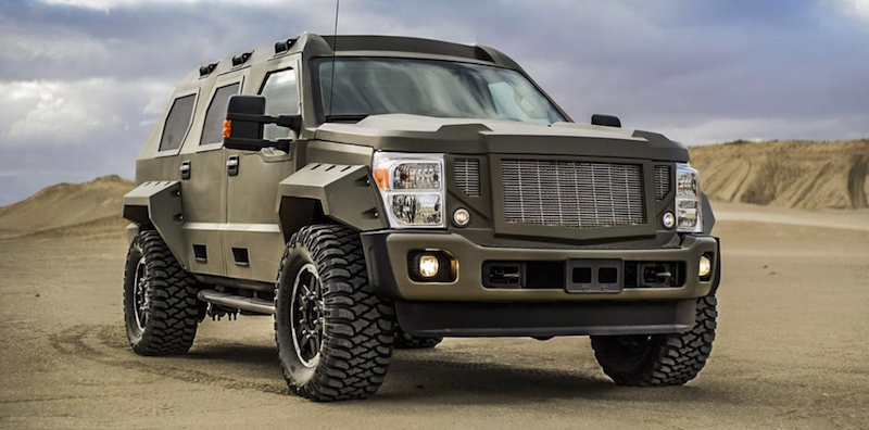 The US Specialty Vehicles Rhino GX is a Ford F-450 on Steroids