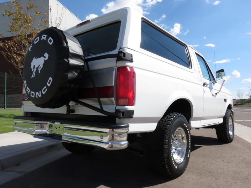 Relive Old Times With This 1995 White Ford Bronco!