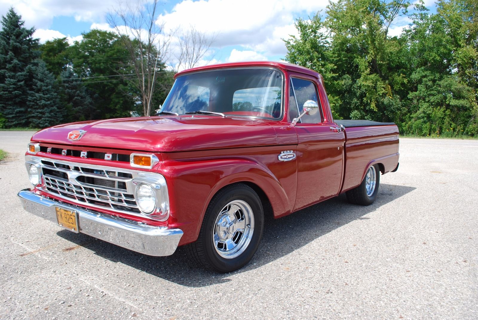 This 1966 Ford F-100 is a Clean Cherry Red Cruiser - Ford-Trucks.com