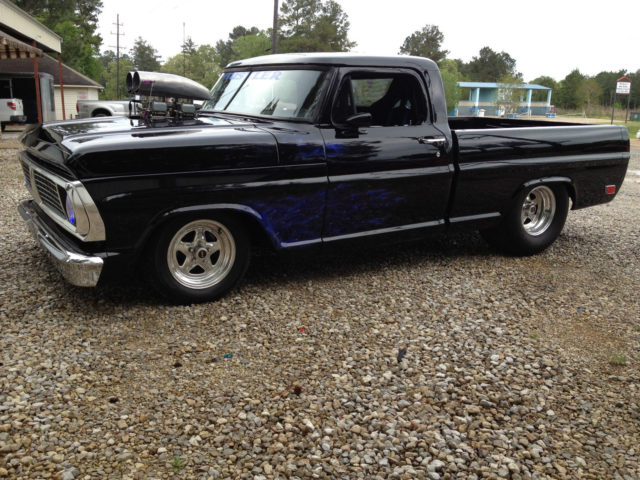 This Blown, Chopped, Pro Street 1969 F-100 Defies the Laws of Physics