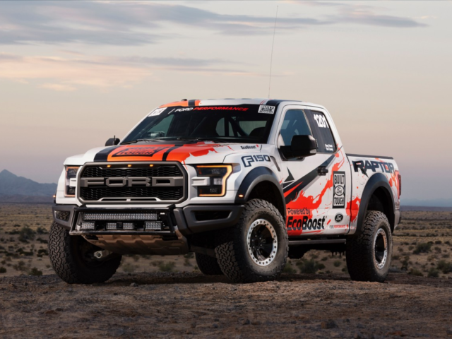 Nearly Stock Ford Raptor Finishes Baja