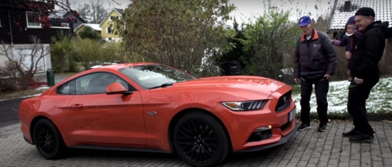 Ford Mustang Fans Rock: 97-Year-Old Daily Drives 5.0