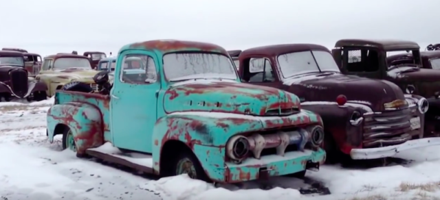 See What Miles Upon Miles of Abandoned Ford Trucks Look Like