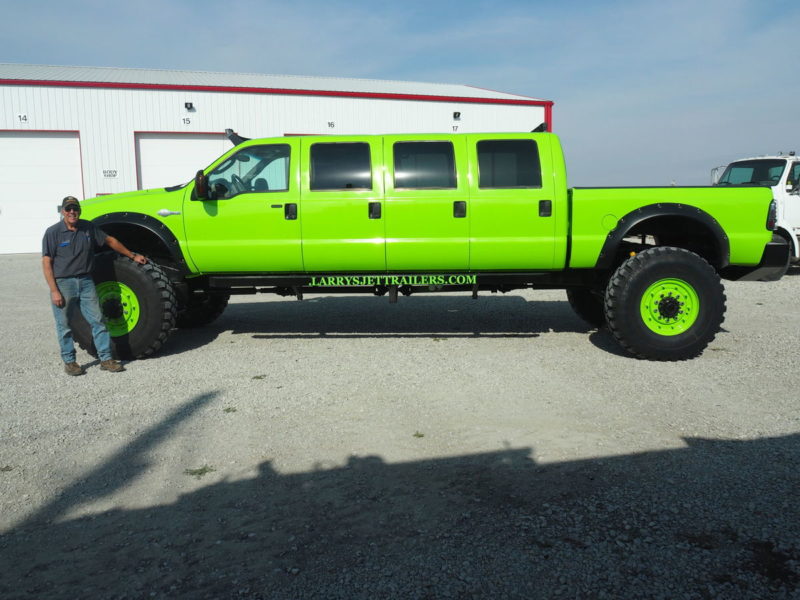 A Mega Wild Eight-Door Ford F-250 on 48″ Tires!