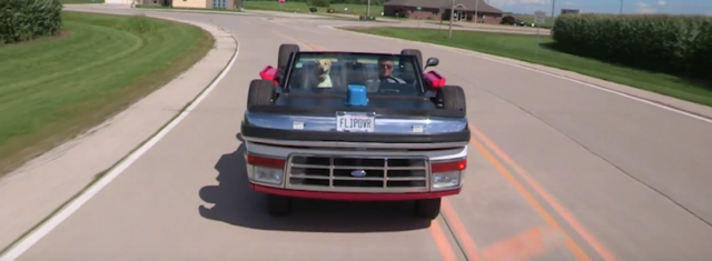 Odd Ball News: Driving an Upside Down Ford Truck