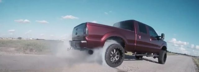 Tire Smokin’ Tuesday: 2015 Ford F-250 Rolling Burnout
