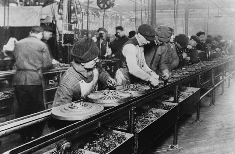 the first assembly line essay by henry ford