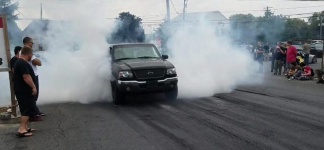Tire Smokin’ Tuesday: Ford Ranger Does Monster Burnout