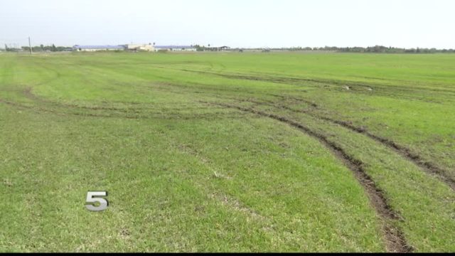 Hooligans in Pickup Trucks Ruin $25K of Worth of Grass