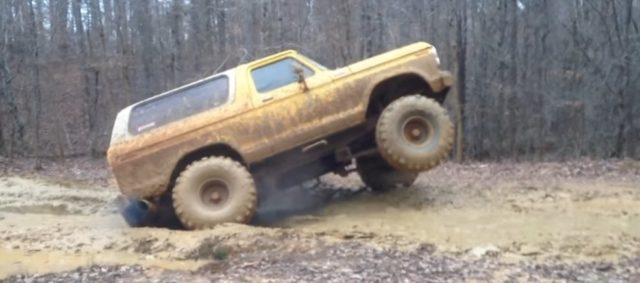 Muddy Monday: Big Boy Bronco Wheelies in the Mud