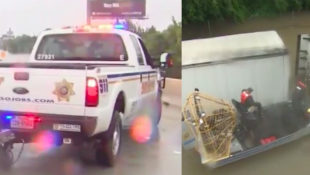 Ford Truck-Driving Sheriff Rescues Hurricane Harvey Victim