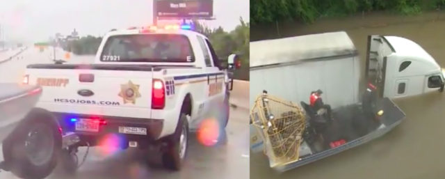 Ford Truck-Driving Sheriff Rescues Hurricane Harvey Victim