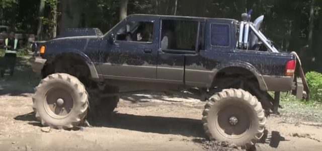 Muddy Monday: Stretched Ford Ranger Dives Deep
