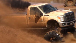 Ford Diesel Through Mud