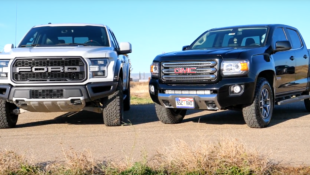 Ford Raptor and GMC Canyon