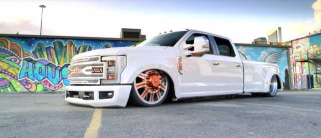 Texas Metal Builds Outrageous Ford F-350 Dually on Bags