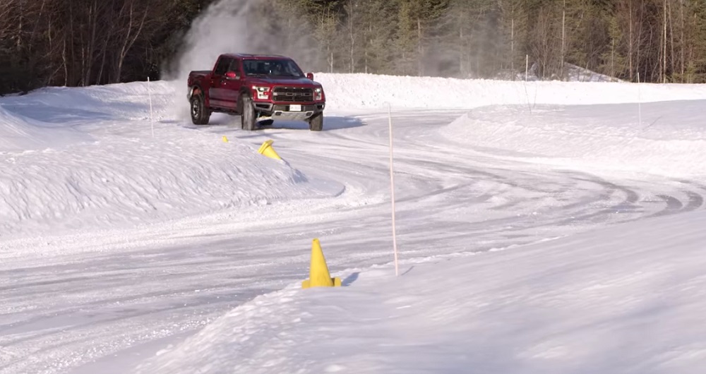 Ford Truck Enthusiasts - Ford Raptor Masters Form and Function On Punishing Winter Track
