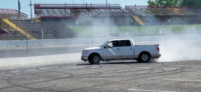F-150 Doing Donuts
