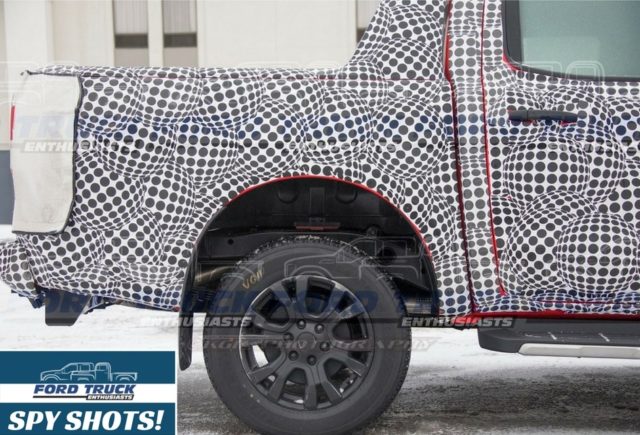 Ford Ranger Wildtrak Prototype Spied Winter Testing!