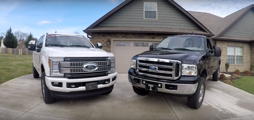 2018 F-250 and 2005 F-350