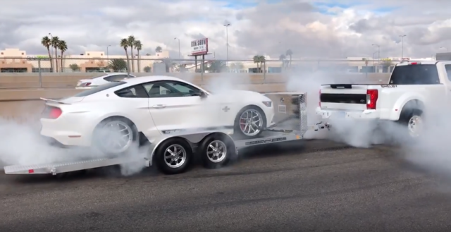 F-150 & Mustang dual burnout